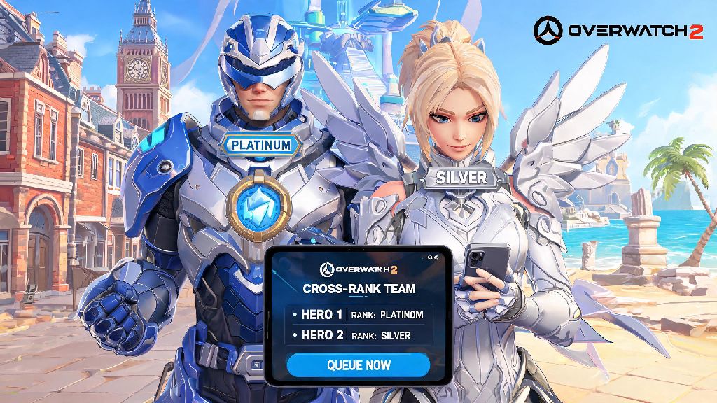 Can Plat Play with Silver Overwatch 2? Complete Cross-Rank Queue Guide